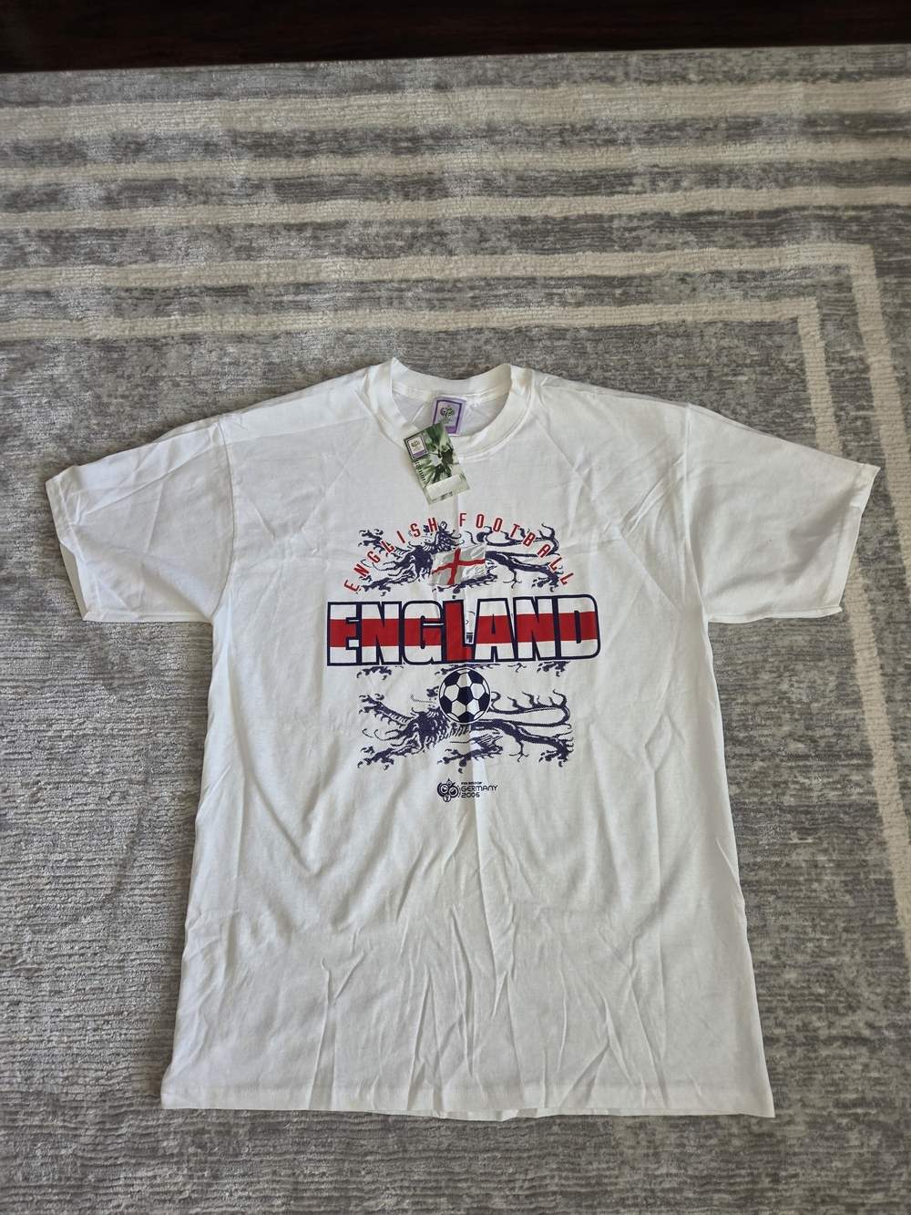 England Graphic Short Sleeve Tee - White